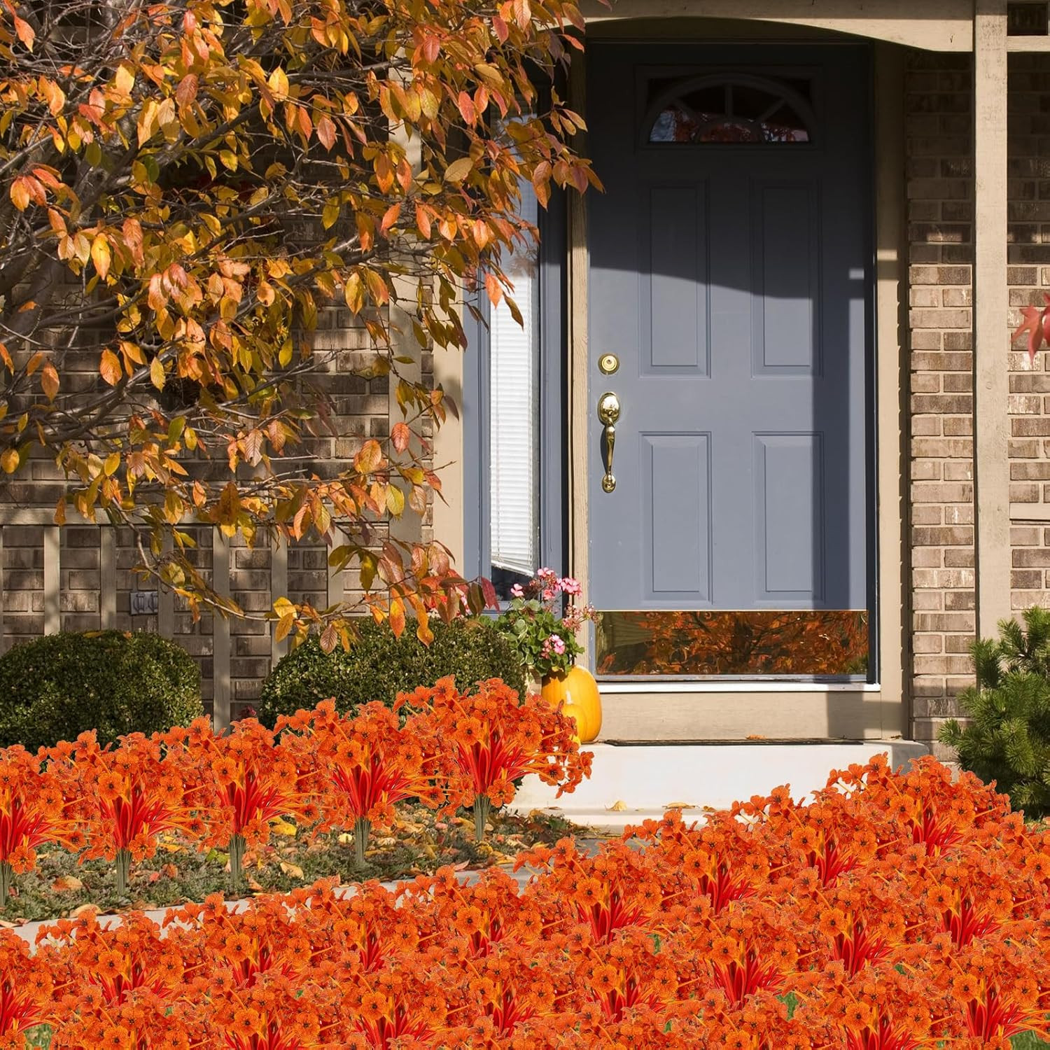 20 Bundles No Fade Faux Fall Flowers for Thanksgiving Harvest Decor