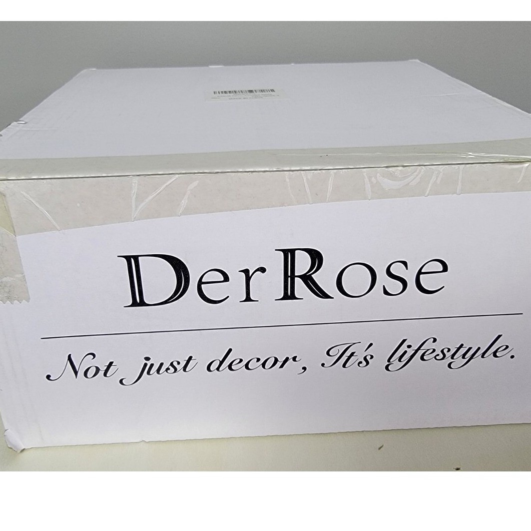 DerRose 4 Pack Artificial Succulents in Sage Green Ceramic Pots Faux Mini Plants