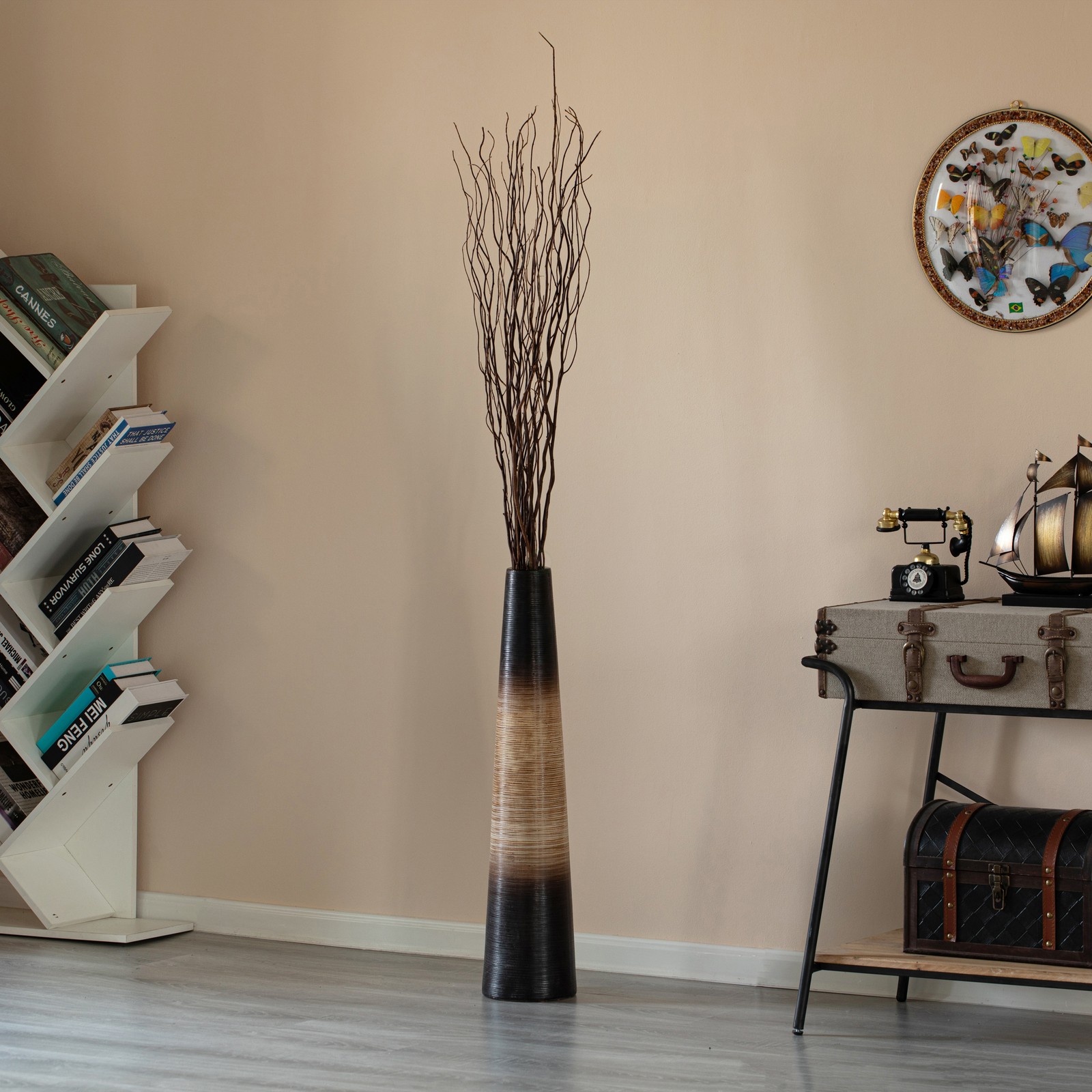 Decorative Dry Branches Authentic Willow Sticks for Home Decoration, 12 Pieces