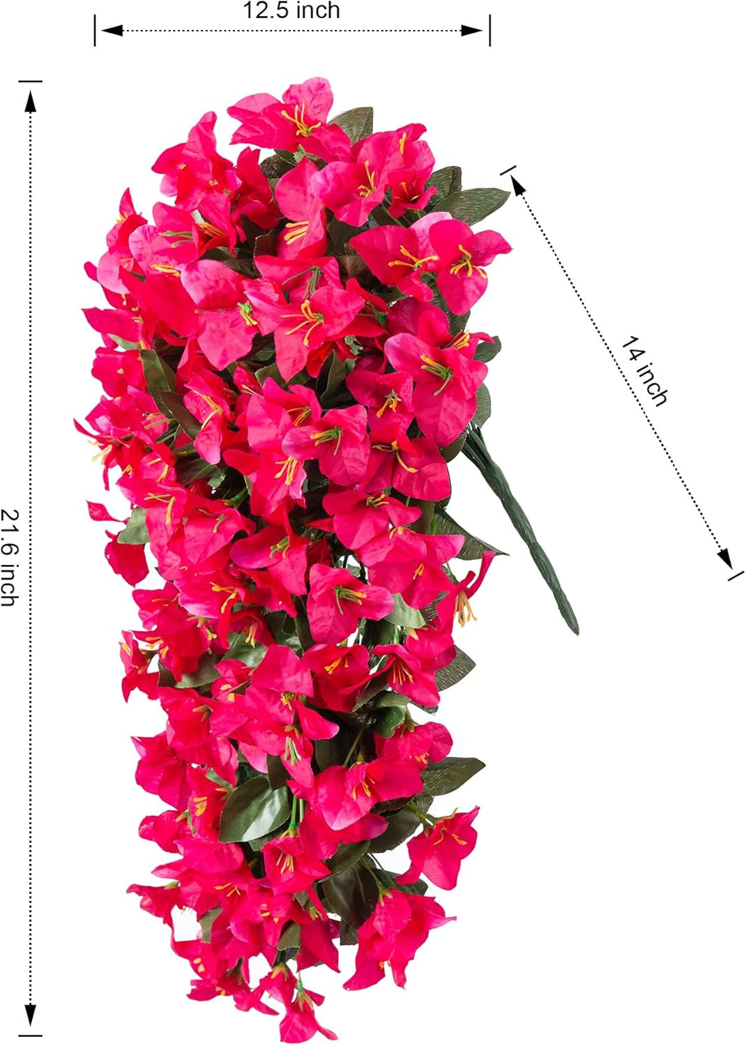 Faux Bougainvillea Artificial Flowers Plants for Outdoors outside Decoration