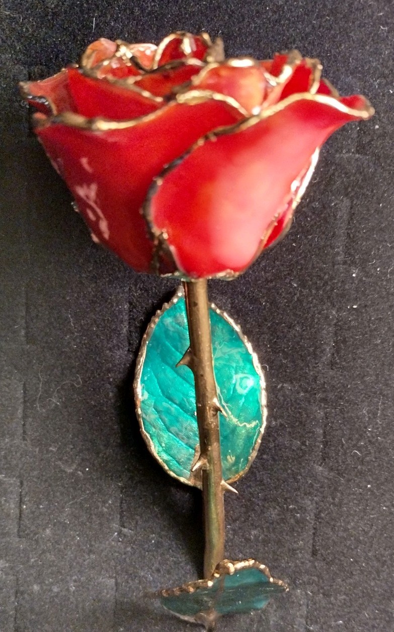 Gold Dipped Rose 24 K Beauty That Lasts Forever With Out The Box
