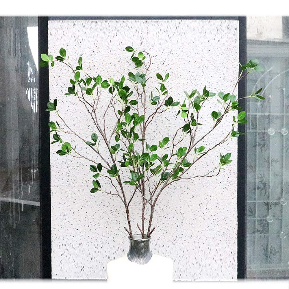 43″ Artificial Greenery Stems Plants Faux Leaf Green Eucalytus Branches Ficus…