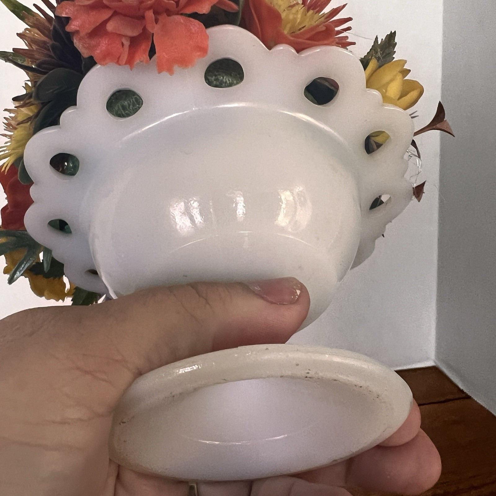 11″ Tall TOPIARY PLASTIC Floral Arrangement Table Decor MCM