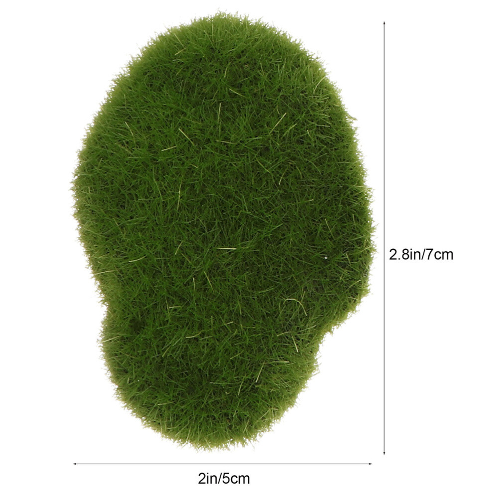 24 Pcs Moss Planter Artificial Stone Foam Stones Micro Landscape Decoration