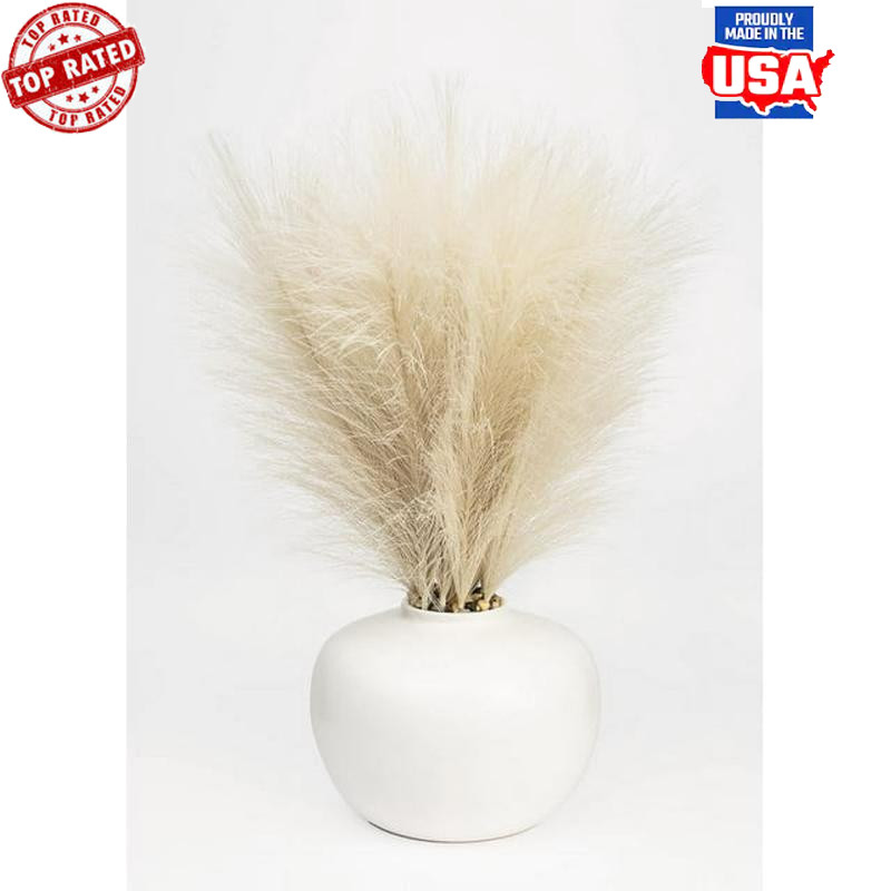 14 Inch Artificial Pampas Plant Silk Decor Home Centerpiece Tabletop Events New