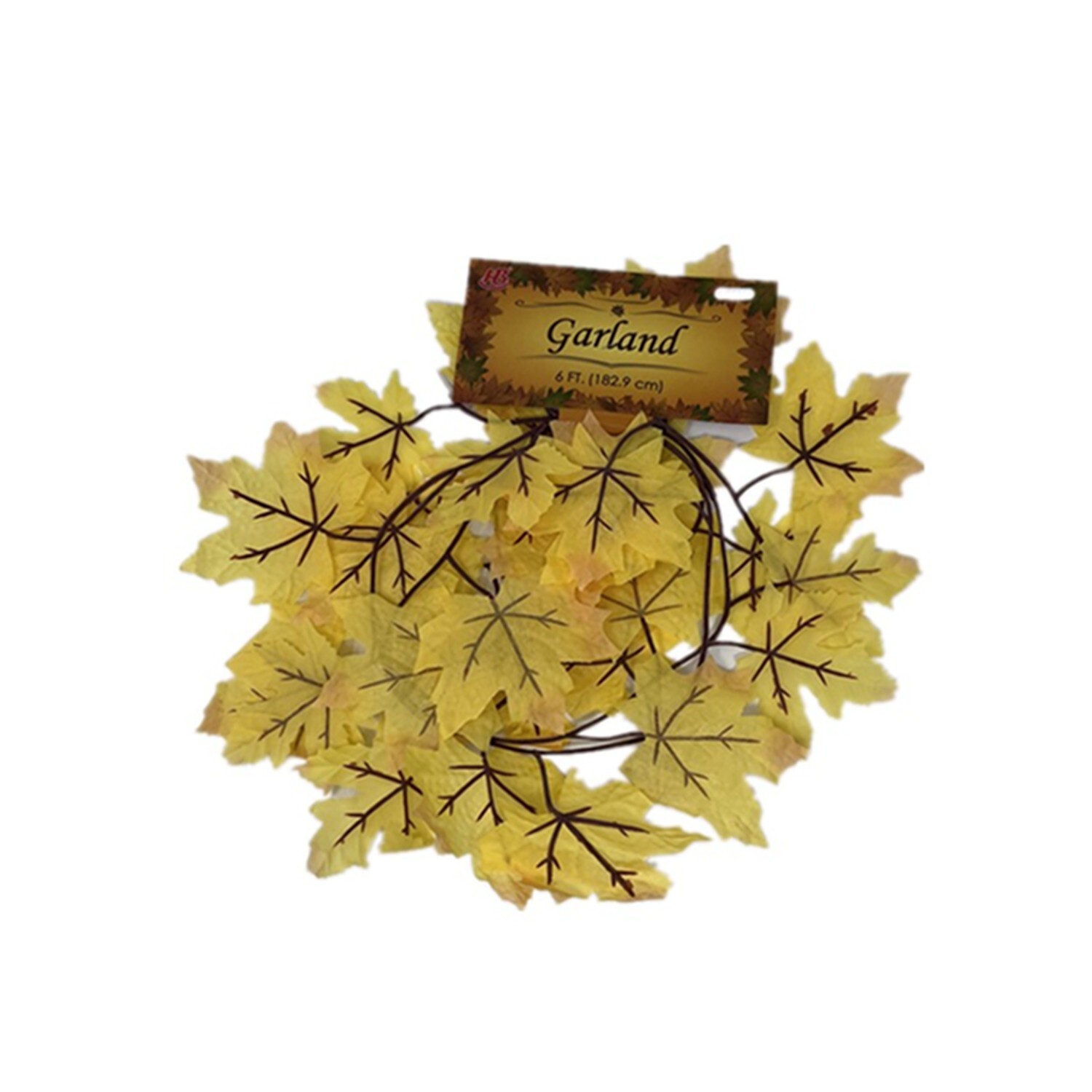 4 Pack Fall Garland Maple Leaf 6ft Foliage Mantle Vine Door Wall Decor Autumn