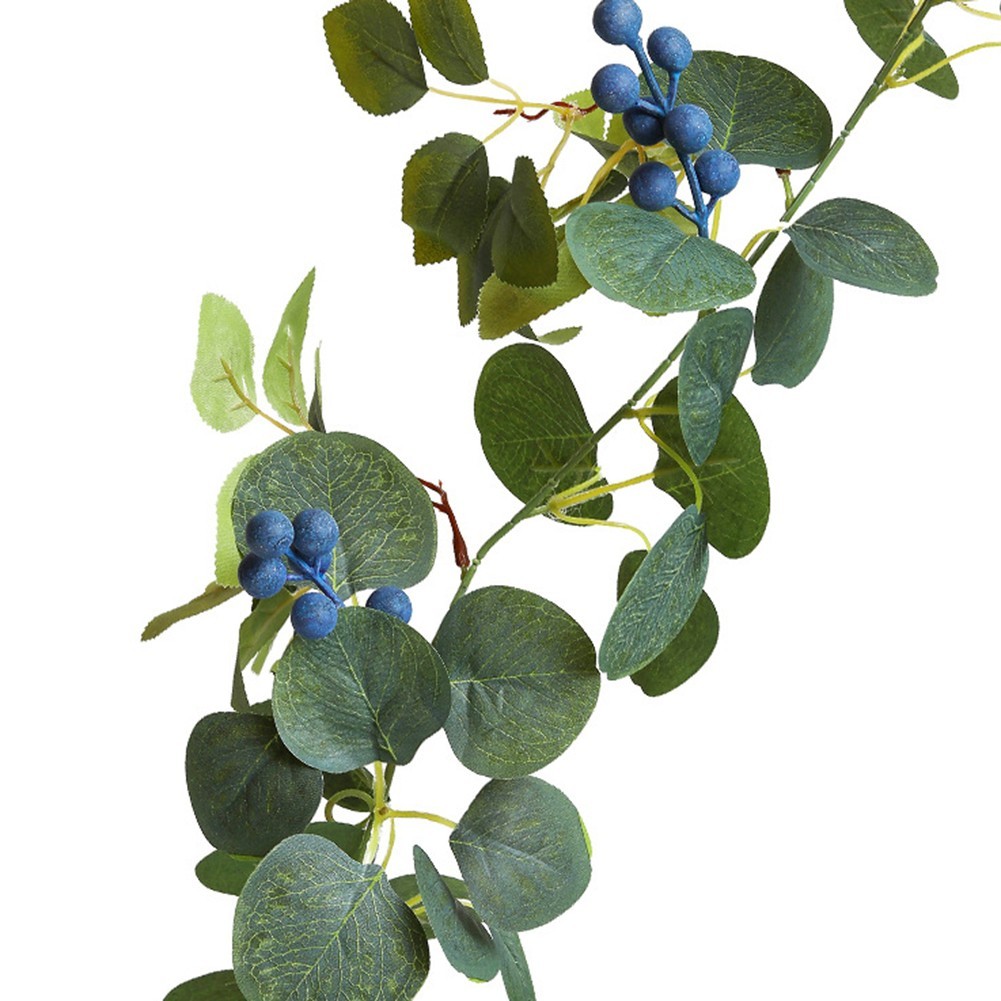 Simulation Rattan Plant with Eucalyptus for Indoor and Outdoor Decoration