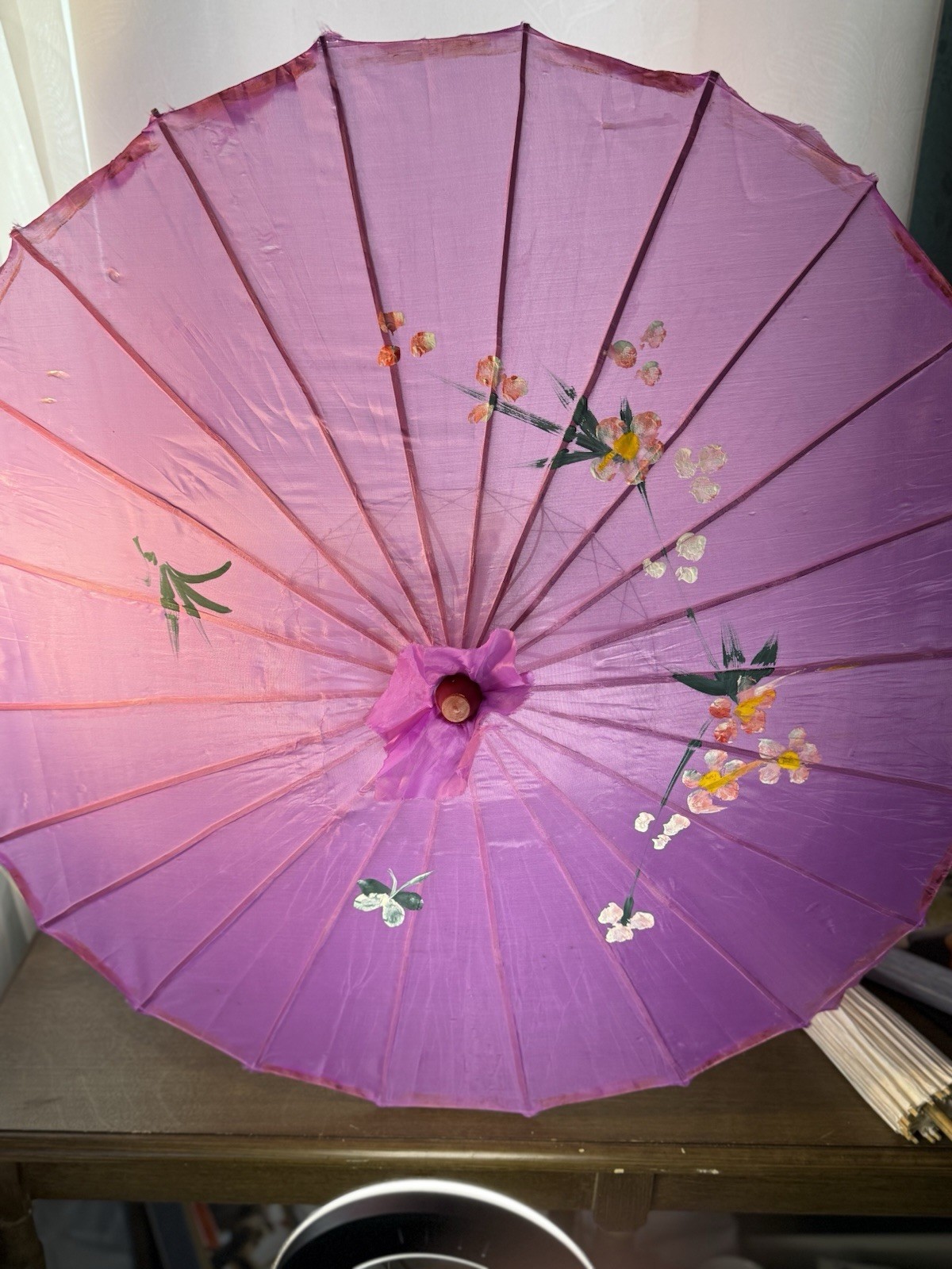 Parasols Red (small) And Pink (large) Set Of 2