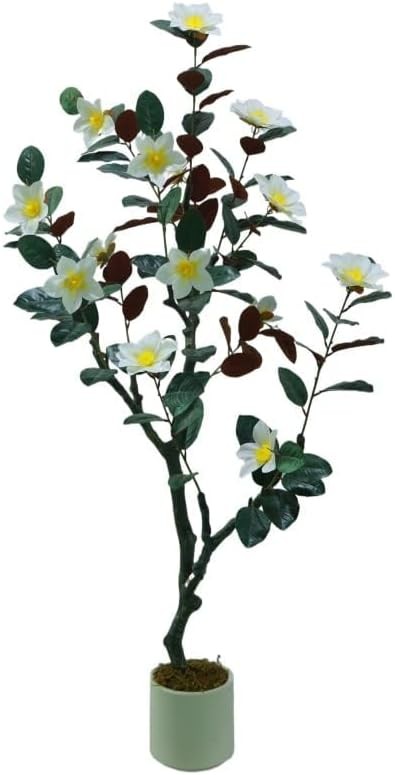 5 FT Artificial Tree Artificial Magnolia Tree Faux Plant for Indoor & Outdoor