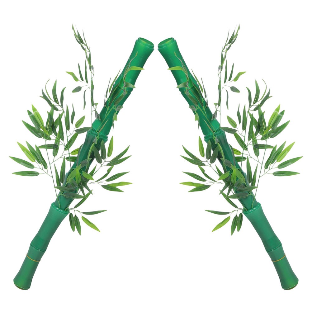 Simulated Bamboo Decorative Tube Balcony Artificial Greenery Branches