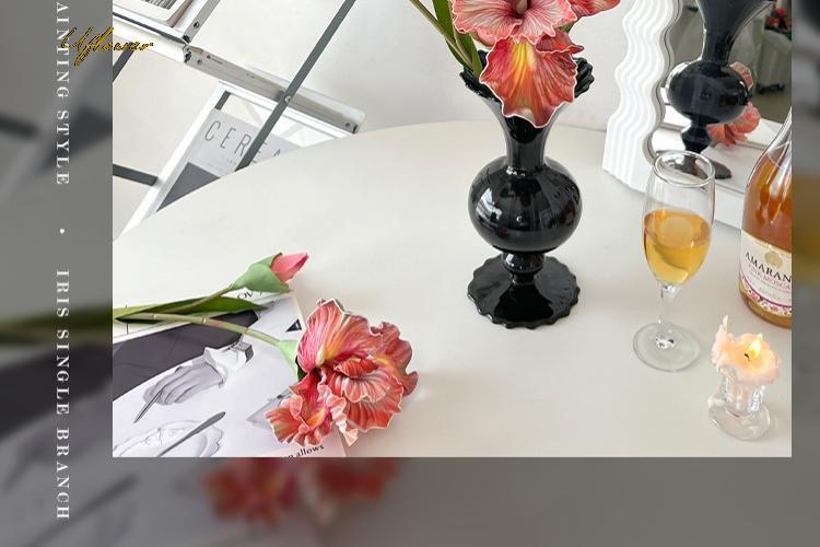 45cm Artificial Flower Rose Bouquet Iris Alice Eva Feel Fake Flower Home Wedding