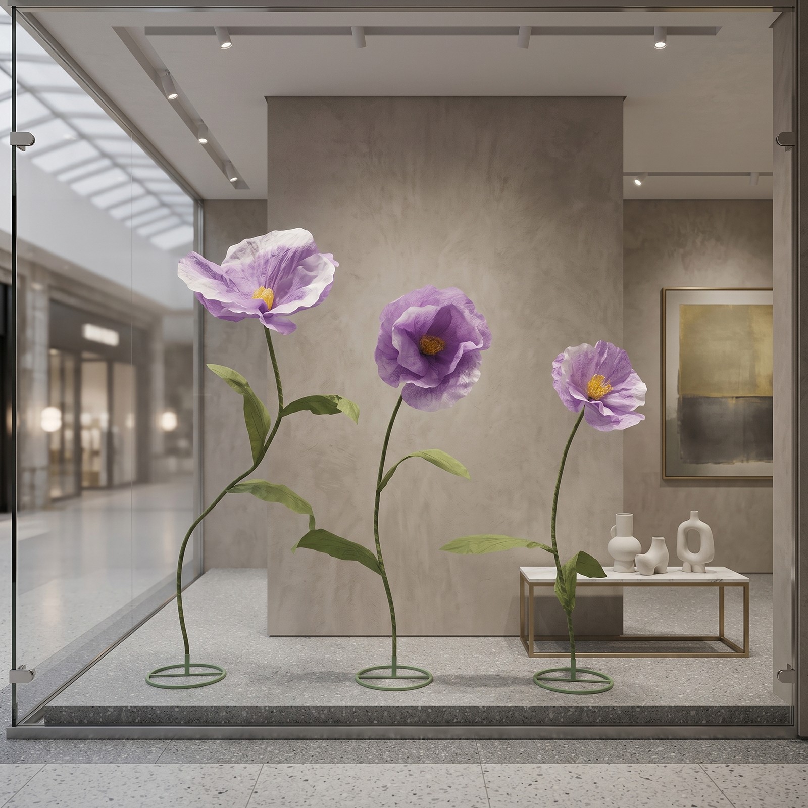 Three Different Sizes Artificial Floral Decoration For Weddings Home Party