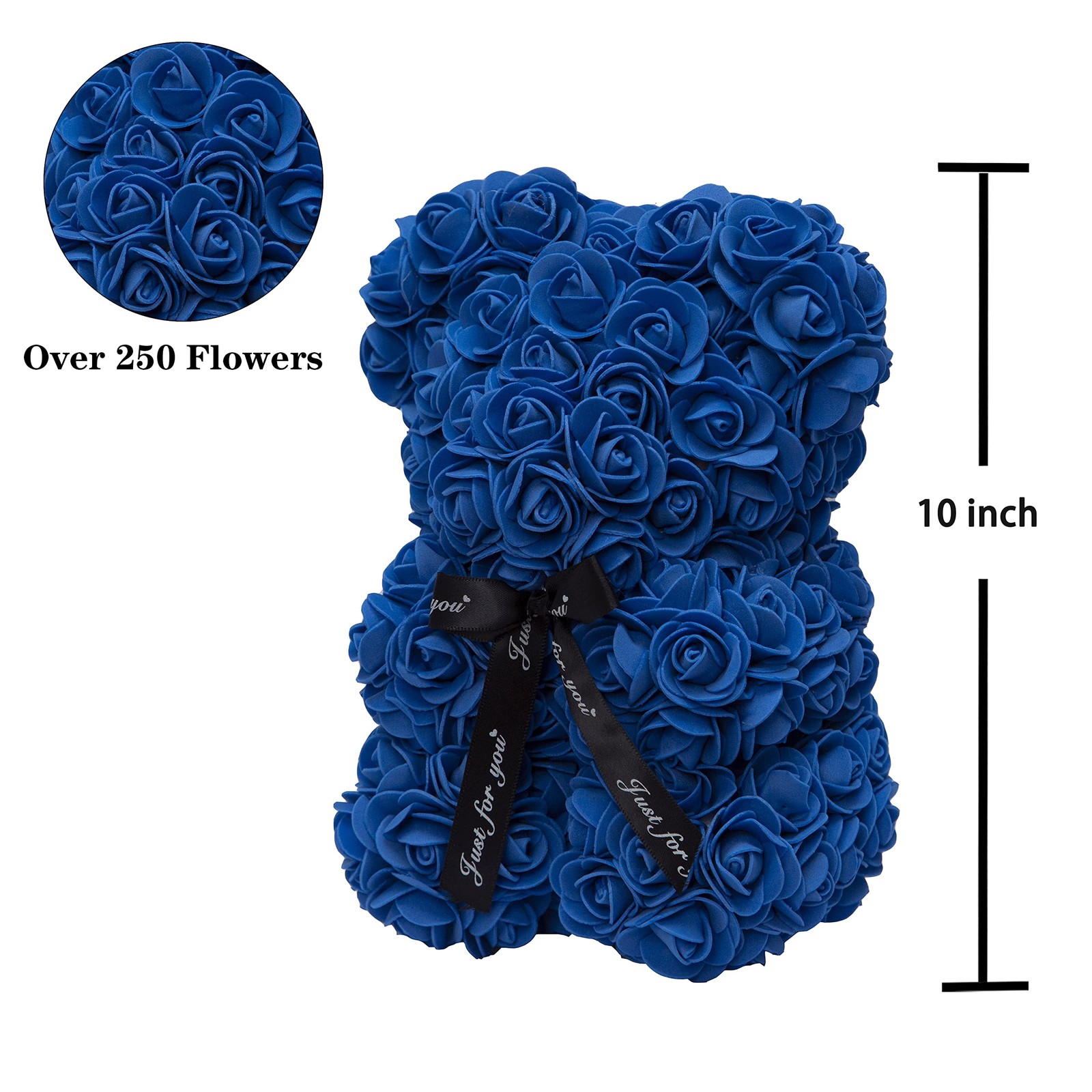 DuHouse Rose Bear Rose Teddy Bear Flower Gift Box for Valentines Gifts Annive…