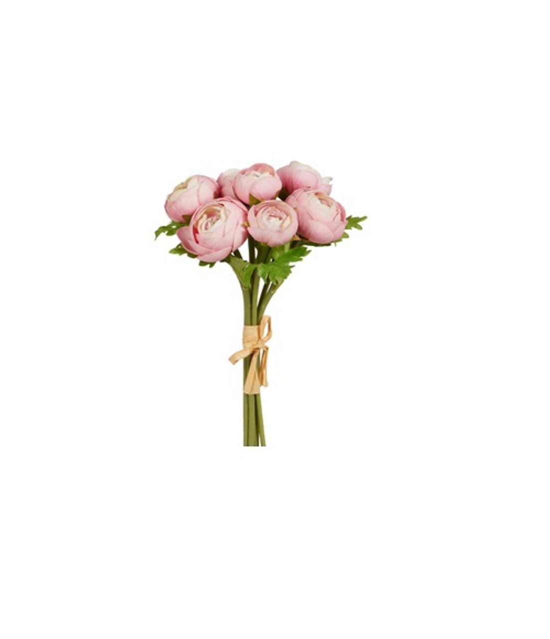 Raz Imports Soft Touch Ranunculus Bundle, Light Pink – 11″ (F4502055B)