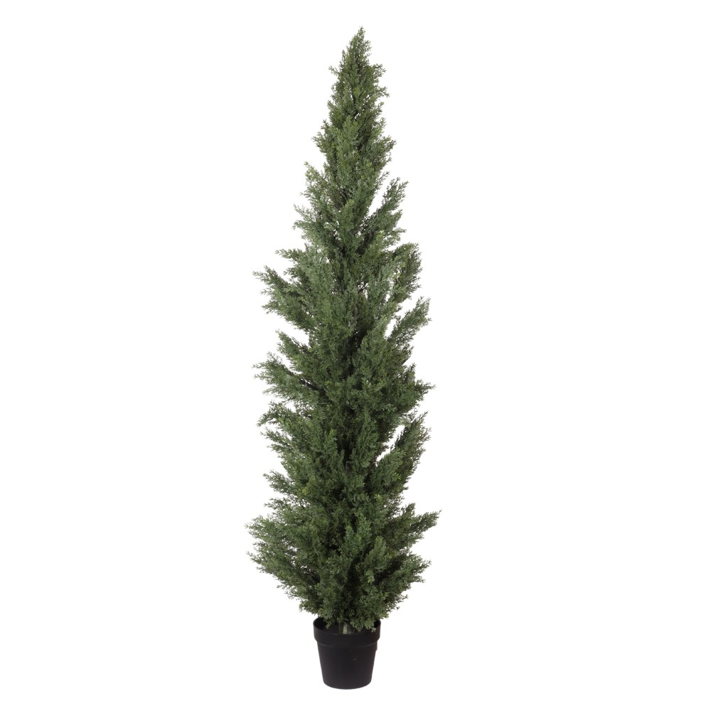5FT artificial cypress tree realistic indoor and outdoor fake pruning plant