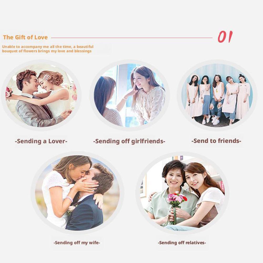 Soap Bouquet Realistic Floral Soap Flower Gift Bouquet Valentine’s Day