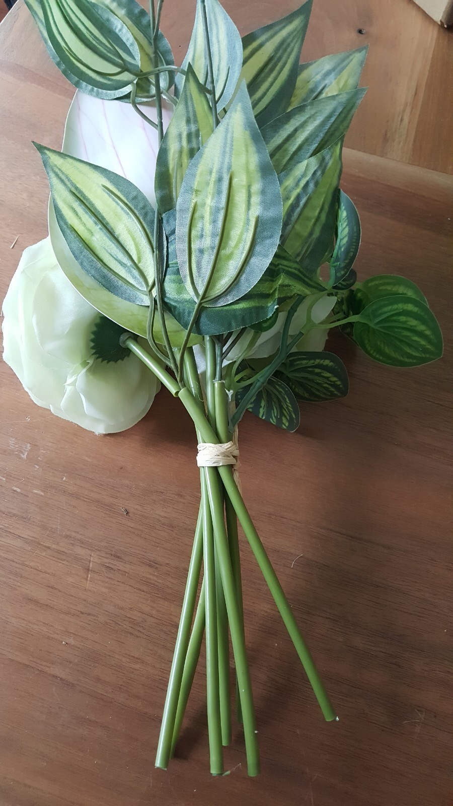 Faux Rose, Lilly, Bud and Greenery Stems 7 Boutique
