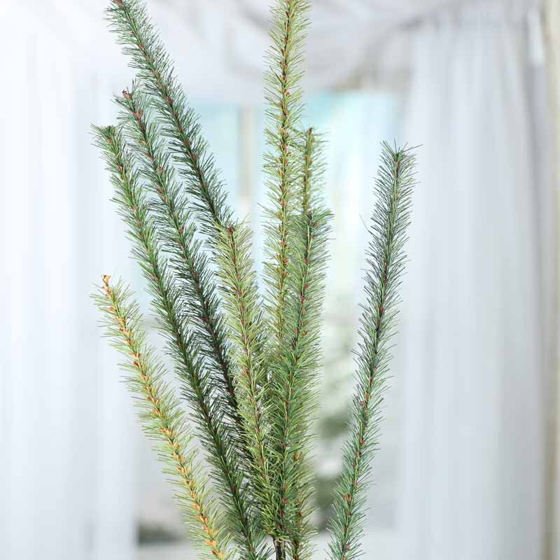 Package of 4 Artificial Wispy Light and Dark Green Pine 31″ Sprays