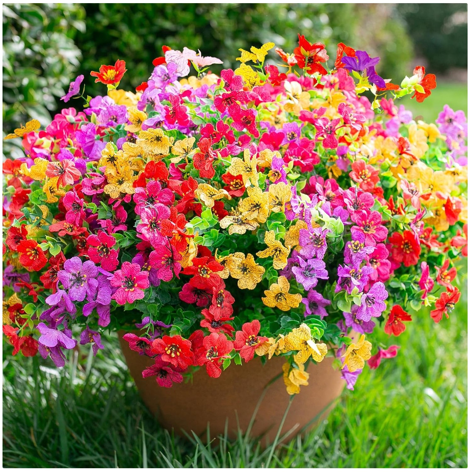 Colorful Daisy Outdoor Flowers 12 Bundles – UV Resistant
