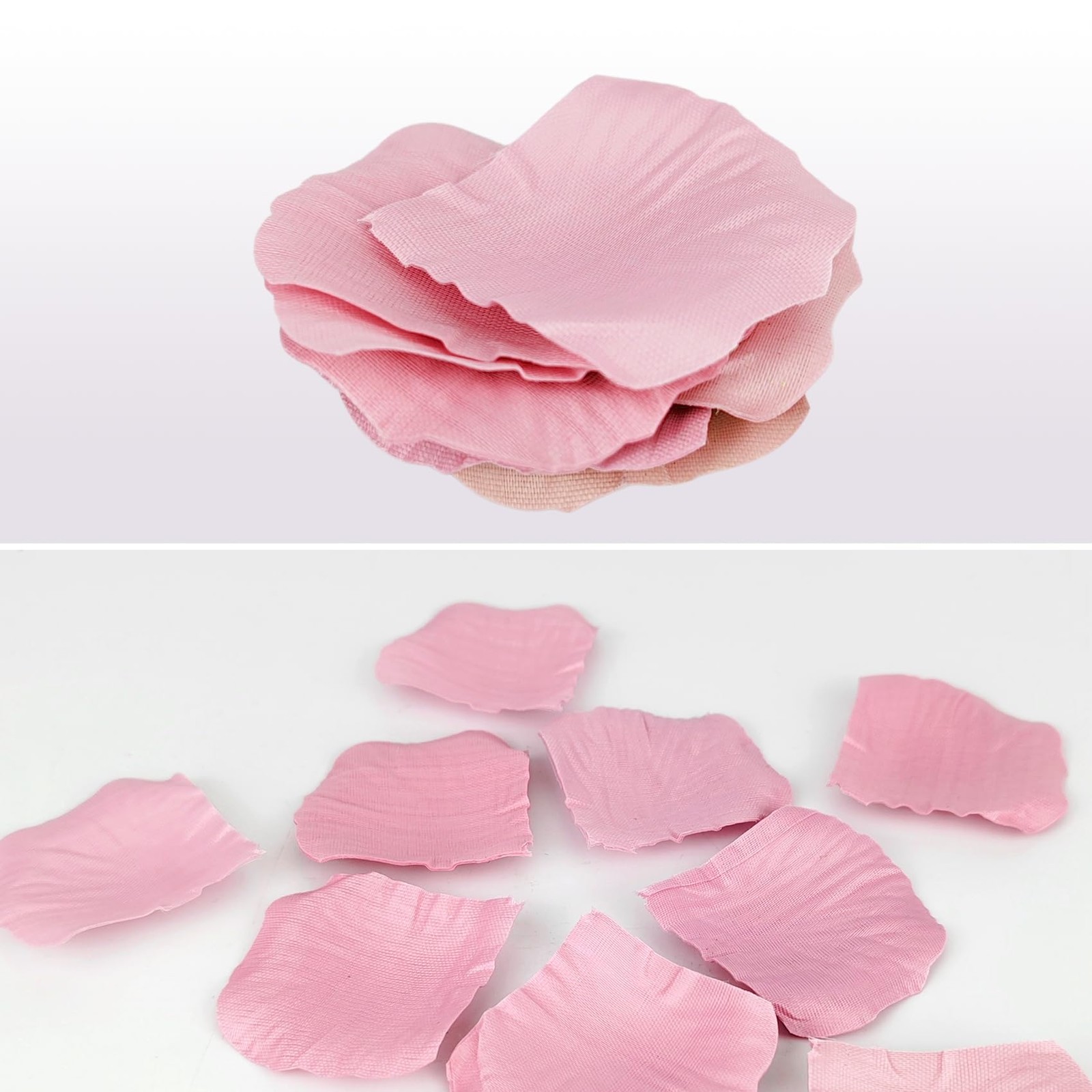 500 PCS Light Pink Artificial Silk Rose Petals For Wedding Event Table Scatter