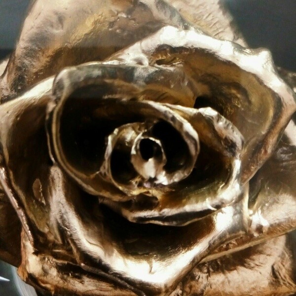 Metal Rose Infinity Rose Glass Dome Display Flower Ornament Décor Home Japan New