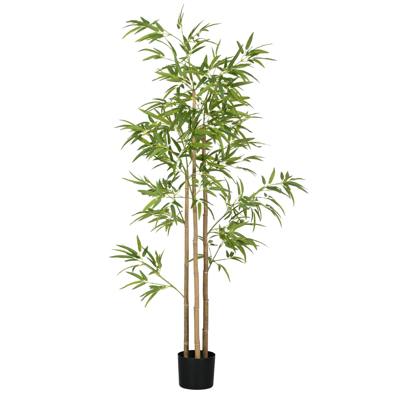 6′ Artificial Bamboo Tree Potted Indoor Outdoor Fake Plant Home