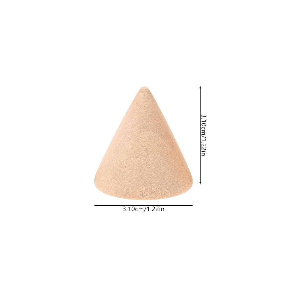 10 Pcs DIY Craft Cone Jewelry Rack Christmas Tree Ornaments Rings