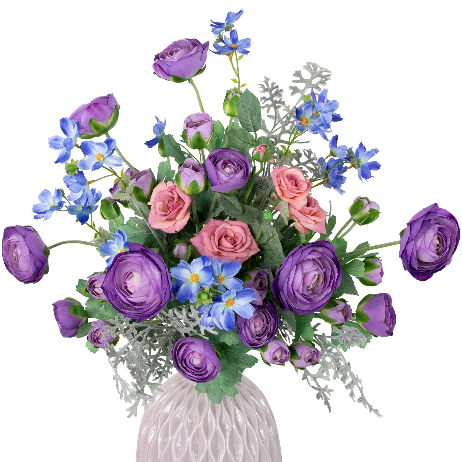 Northlight Real Touch™ Purple Ranunculus Artificial Floral Sprays Set of 6 – 21″