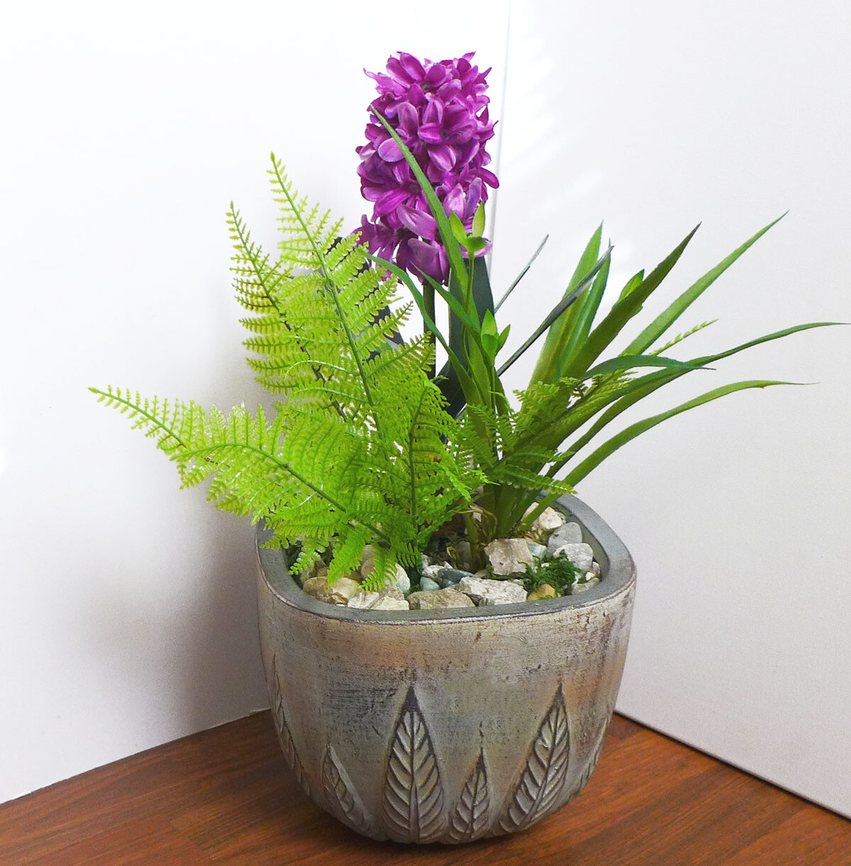 Artificial Hyacinth Flower 3 Colors Home Garden Wedding Decoration (#66)