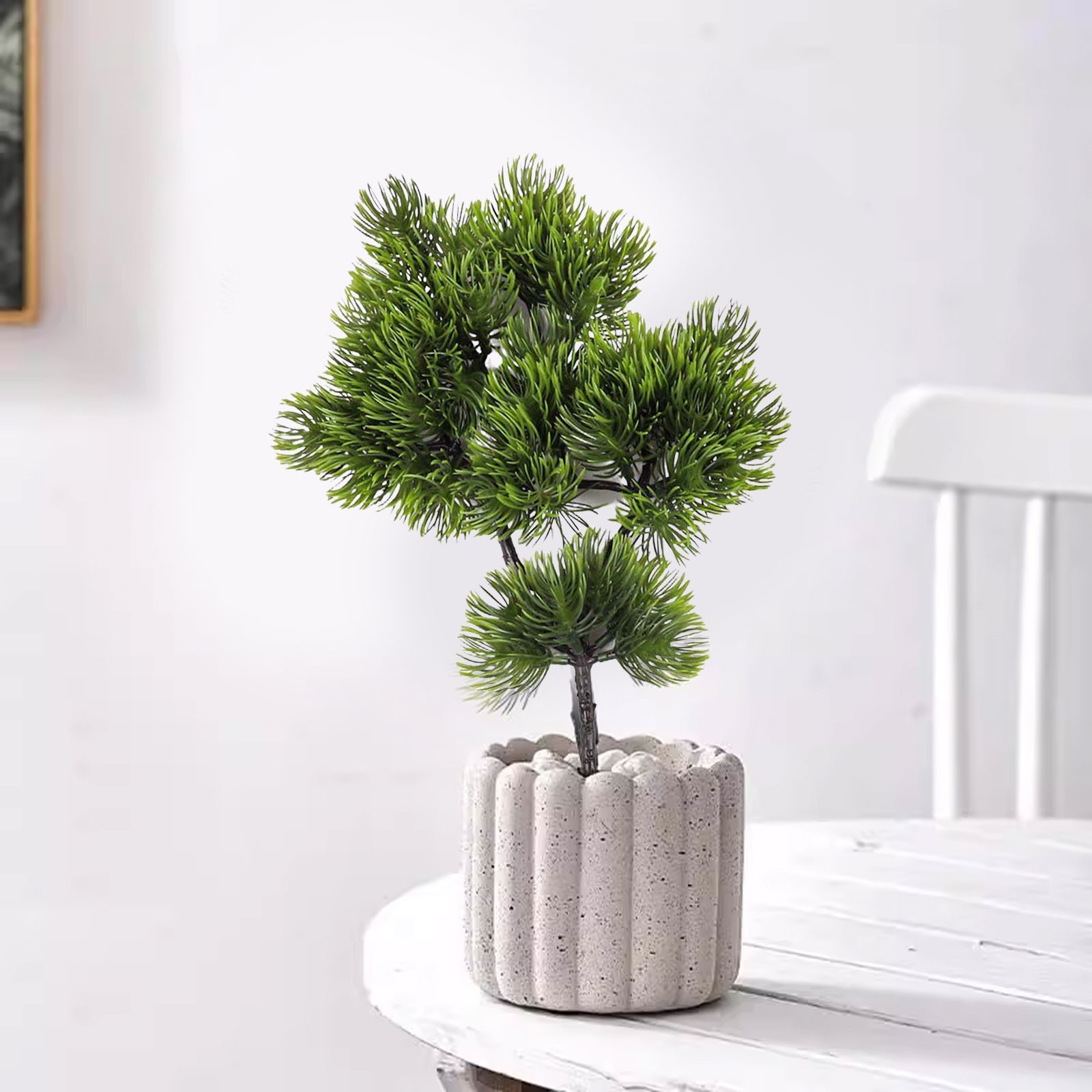 6 Pack 35cm Fake Pine Branches for Indoor and Outdoor Event Decoration