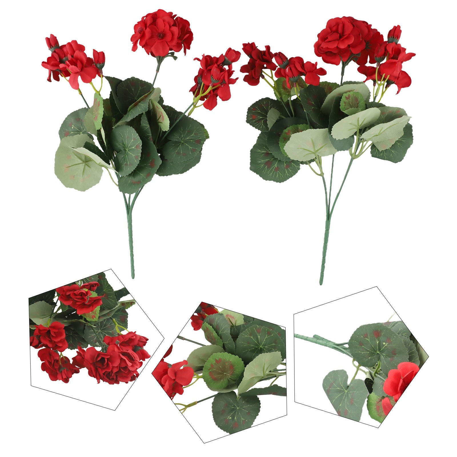 Easy to Style and Low Maintenance Artificial Geraniums for Beautiful Decor