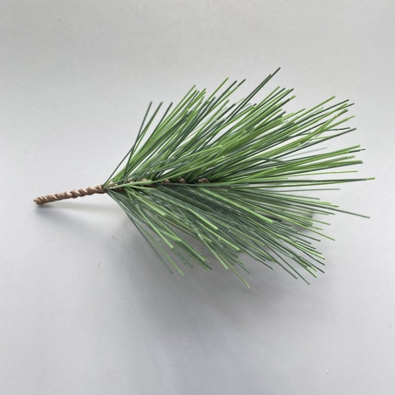10Pcs Christmas Pine Needles Artificial Branches Pine Twigs Stems Pick DIY Deocr