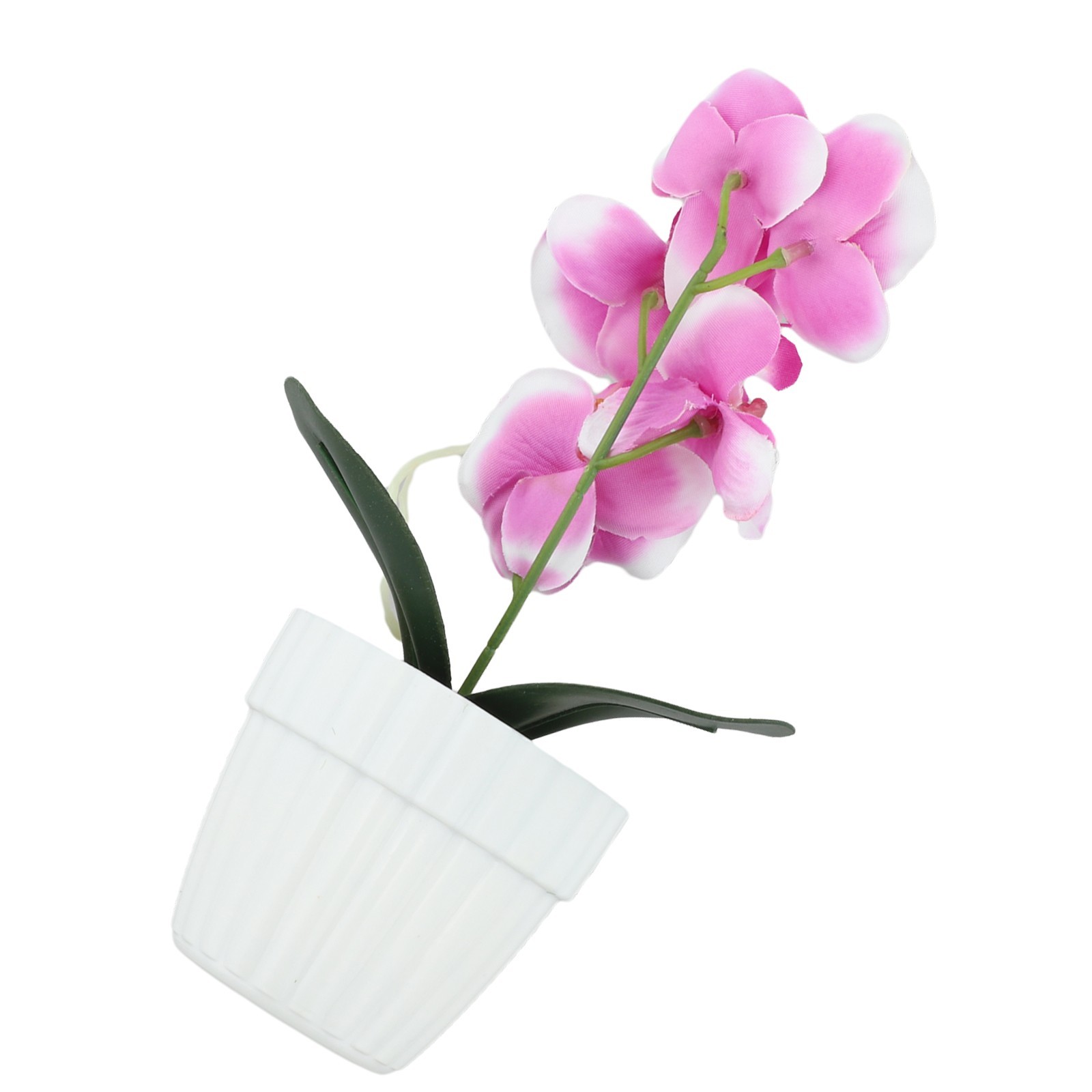 Small Simulation Phalaenopsis Bonsai Flower for Indoor Decorative Display