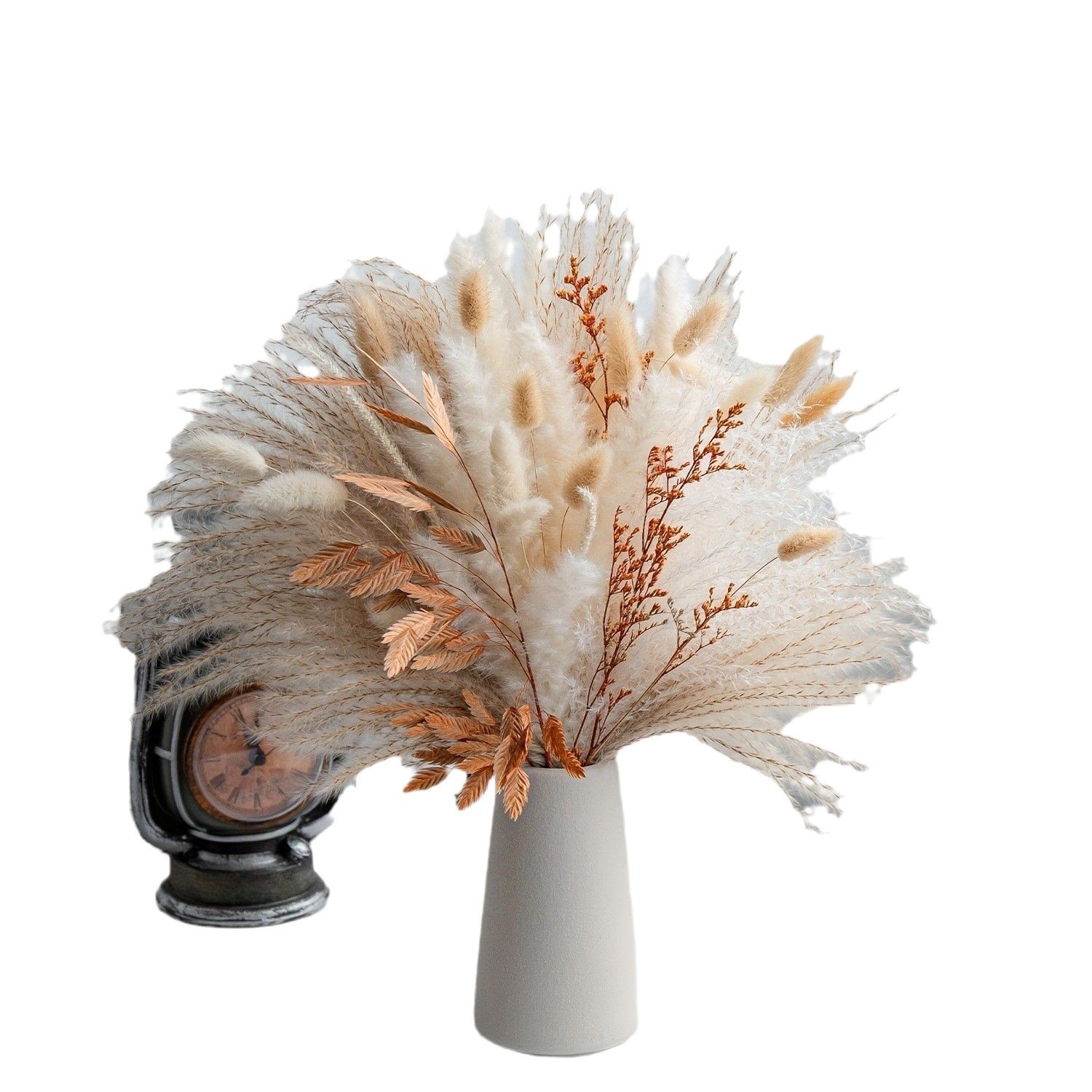 73Pcs Natural Pampas Grass Floral Decor Wedding Boho Home Table Indoor Decor