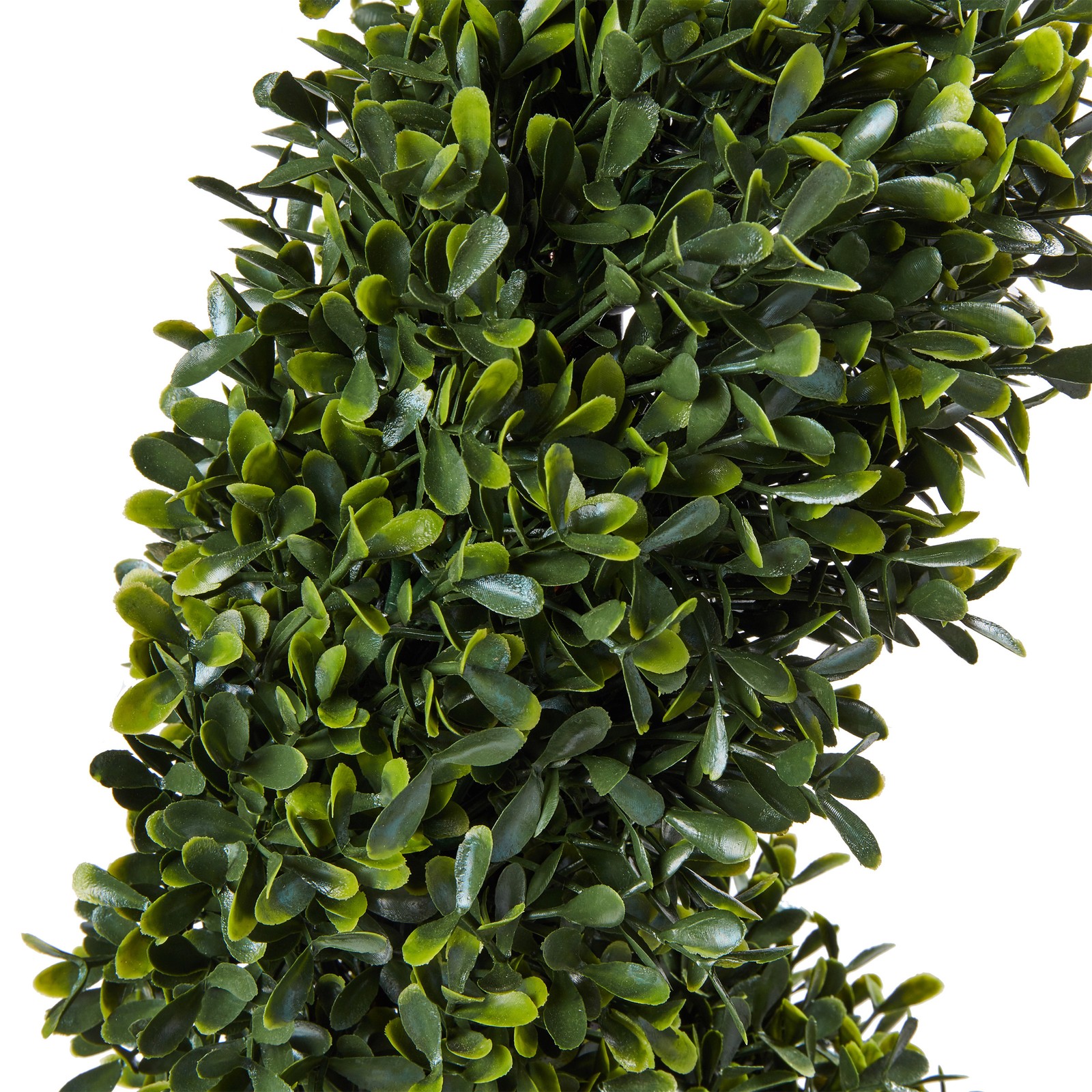 Faux Boxwood Artificial Plant Spiral Topiary and Weighted Pot Home Decor 5Ft
