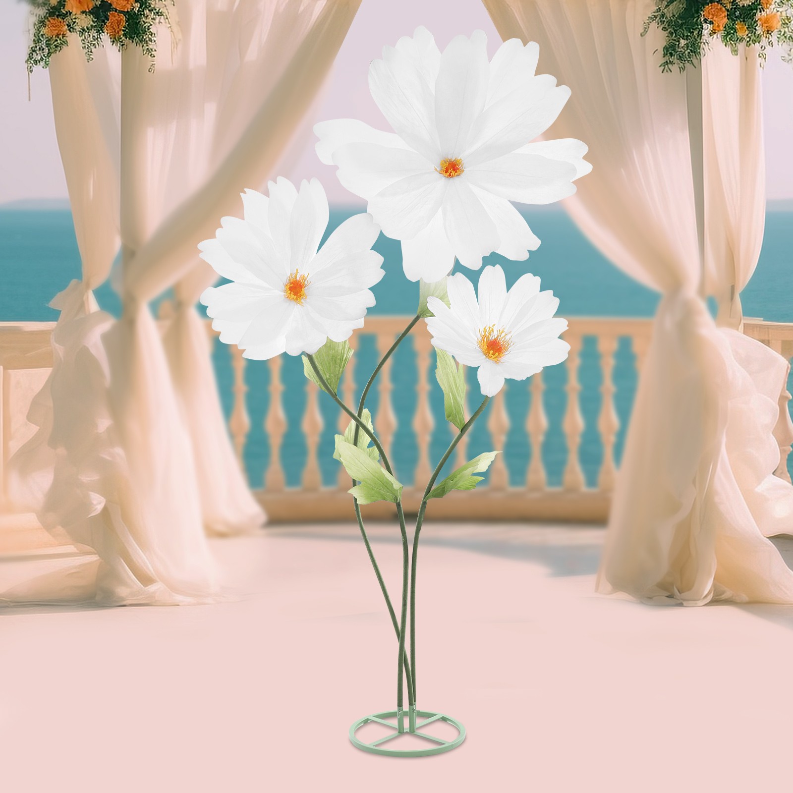 Giant Artificial Paper Flowers for Wedding Decoration Large Artificial Flower