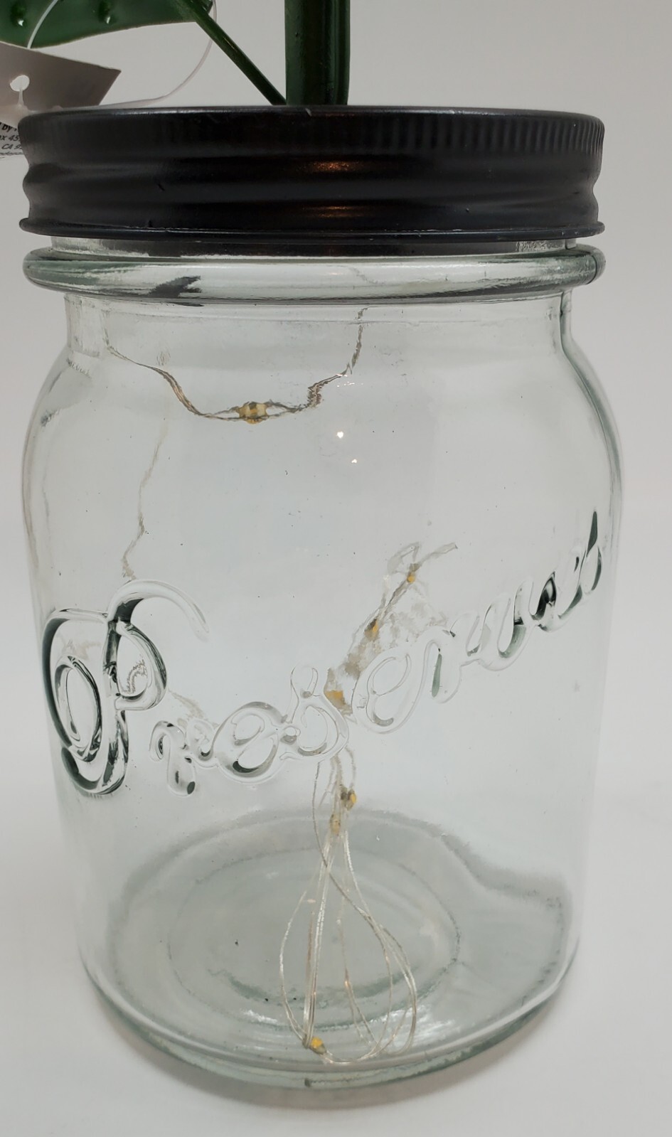 LED Lighted Metal Hydrangea in Jar with fairy light, Ultimate In.. Pink. Q8