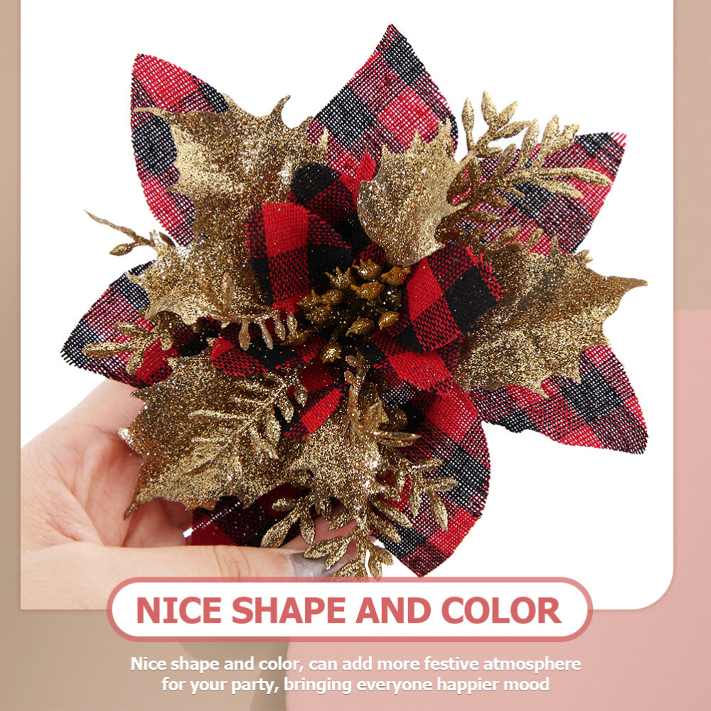 12pcs Party Decorative Festival Christmas Wreath Decoration Xmas Tree Decor