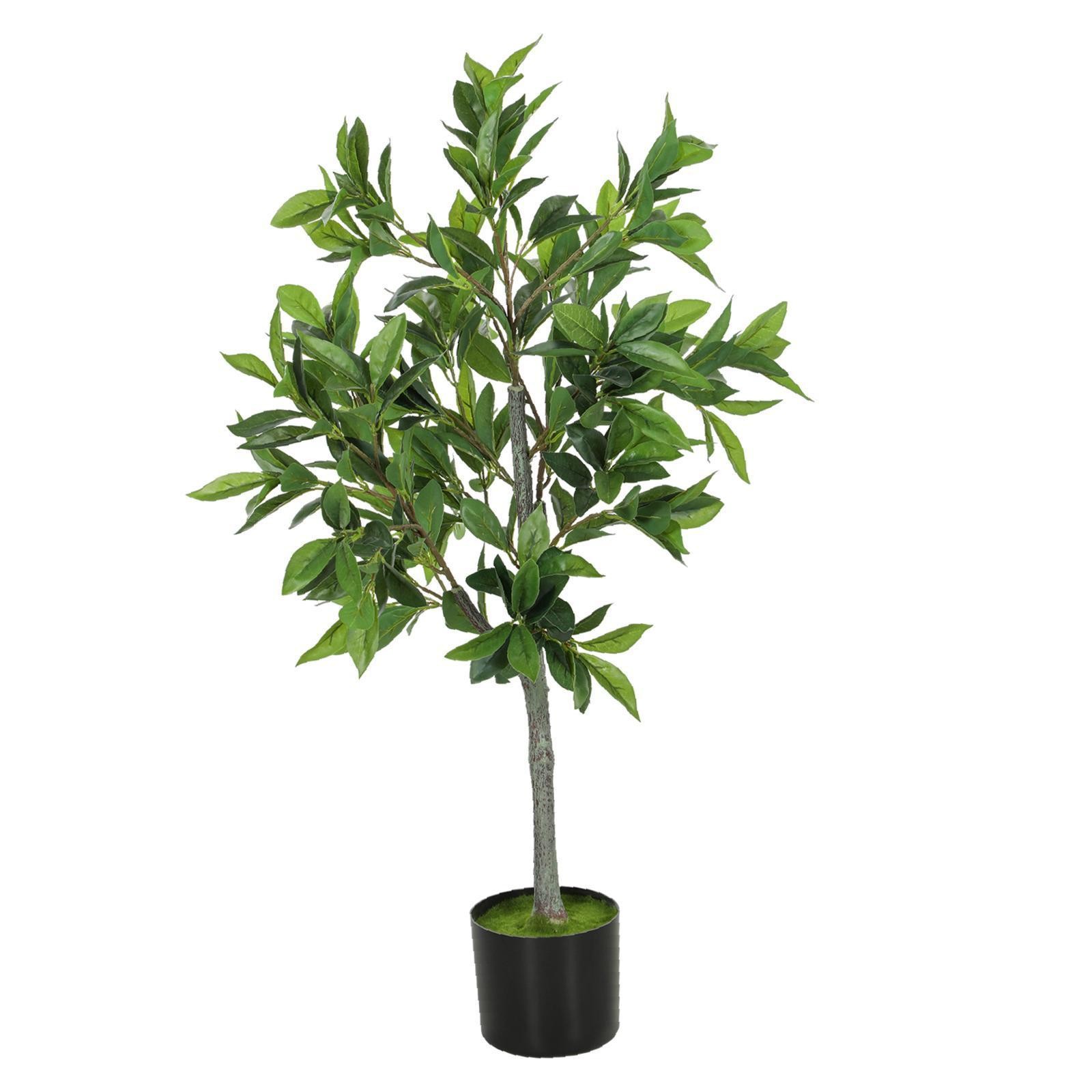 Flowers Artificial Lifelike Laurel Tree Potted Fake Plant Artificial Plants