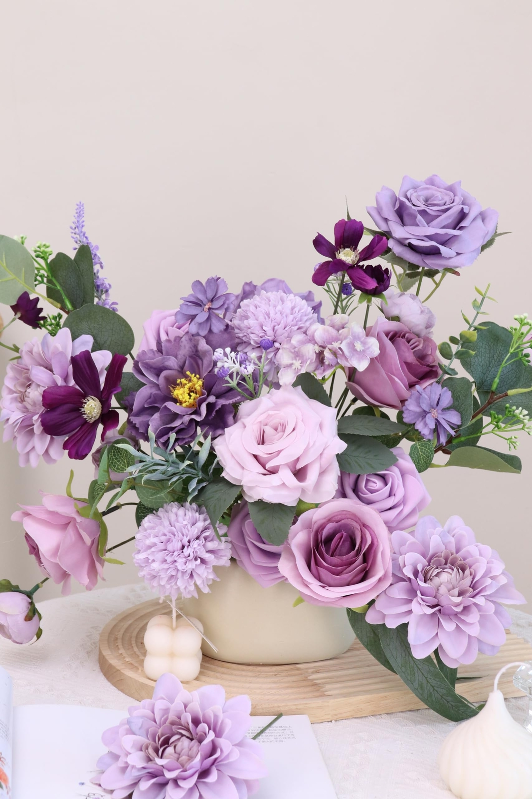 Artificial Flower Combination Box Set Artificial Flower Loose Leaves And Stems D