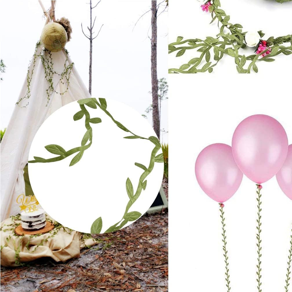 65 Ft Artificial Vines,Artificial Eucalyptus Leaf Garland Fake Hanging Plants Le