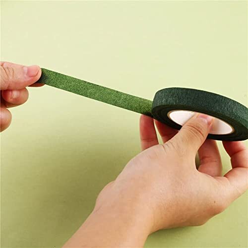 1/2″ Wide Floral Tapes for Bouquet Stem Wrapping and Floral Crafts Dark Green