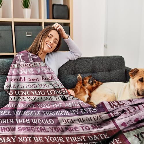 Gifts for Wife, Wife Birthday Gift Ideas, Cool Birthday 50″ x 60″ For Wife