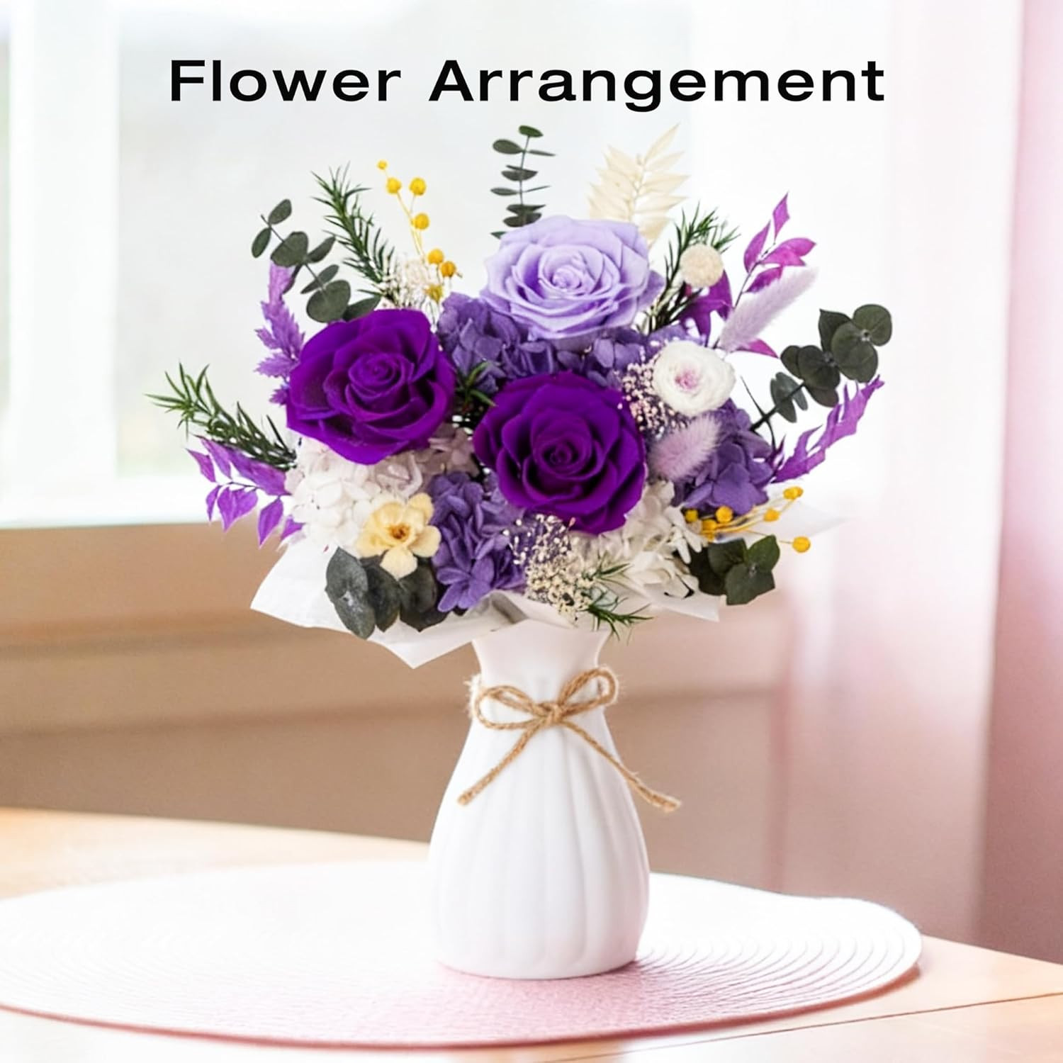 Vrioca Flowers for Delivery, Preserved Flowers Bouquets, Birthday Gifts for Wome