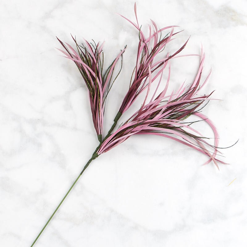 Factory Direct Craft Colorful Mauve Feather Accenting Sprays | 2 Sprays