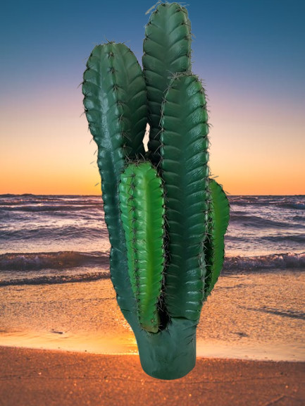LARGE Artificial 27″ group column cactus