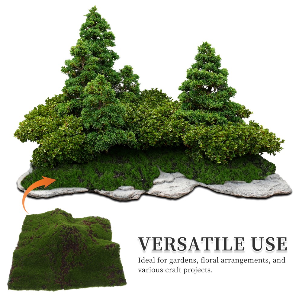 Artificial Moss for Decoration Faux Grass Turf Lawn Indoor Plants