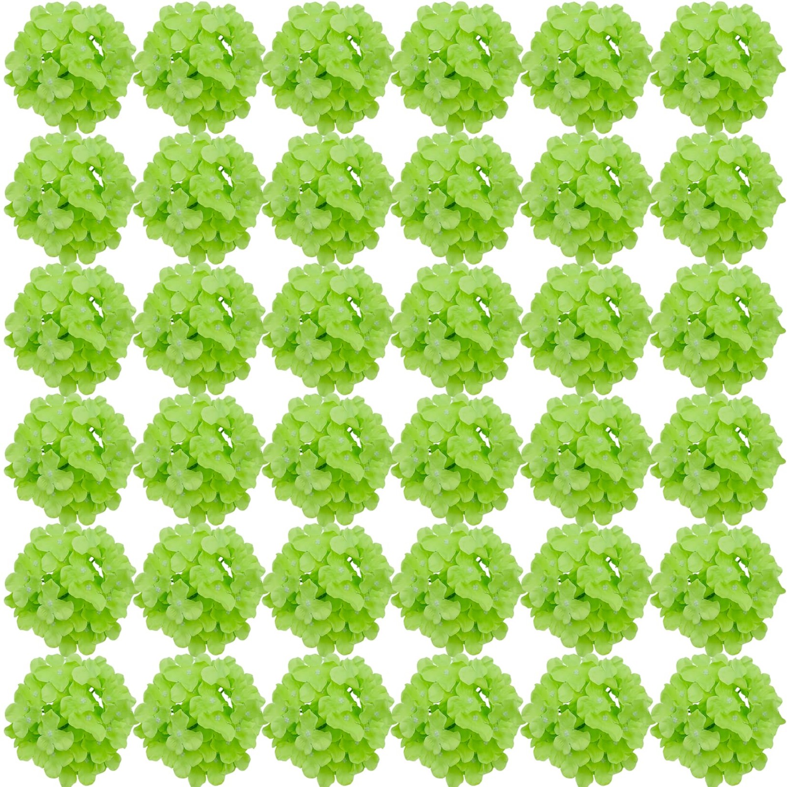Silk Hydrangea Heads 36 Pcs Artificial Flowers Heads and 3 Dozens Stems Fake …