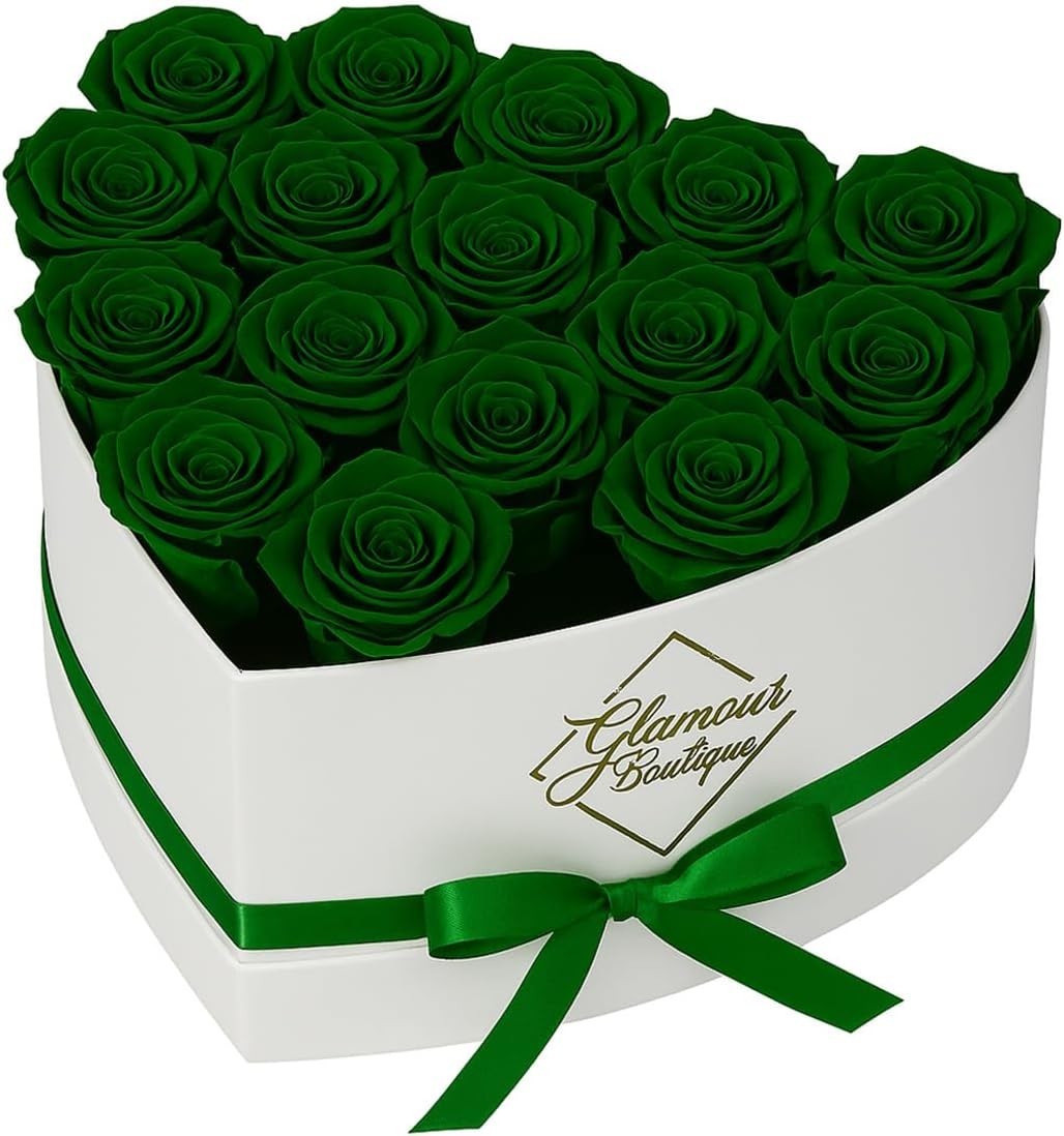 Preserved Roses in a Box Gifts Her Wife & Mom Rose Flowers Forever Decor