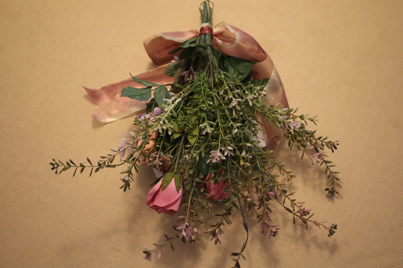 Spring Faux Floral Hanging Boquet / Swag Decoration For a Door or Wall